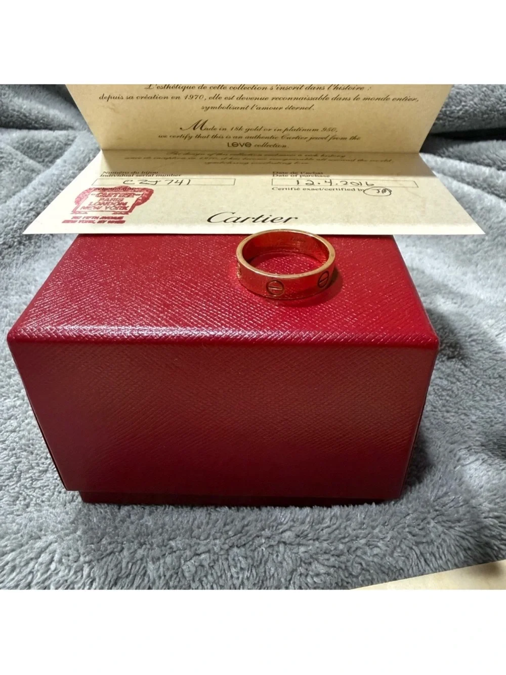 Cartier Love Ring Classic Model | 18k Yellow Gold | Size 9 (60)